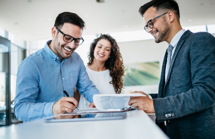 Signing new mortgage